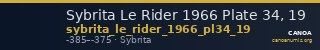 Sybrita Le Rider 1966 Plate 34, 19 — CANOA