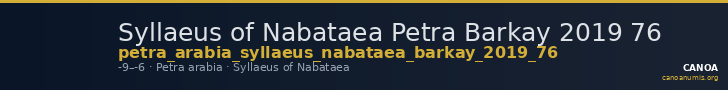Syllaeus of Nabataea Petra Barkay 2019 76 — CANOA