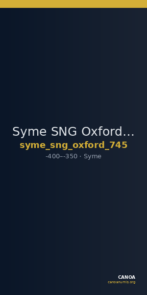Syme SNG Oxford 745 — CANOA