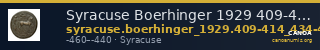 Syracuse Boerhinger 1929 409-414_434-448_469-496_498-499_554-590 — CANOA
