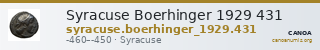 Syracuse Boerhinger 1929 431 — CANOA