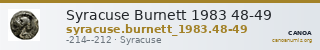 Syracuse Burnett 1983 48-49 — CANOA