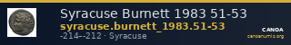 Syracuse Burnett 1983 51-53 — CANOA
