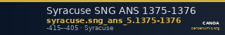 Syracuse SNG ANS 1375-1376 — CANOA
