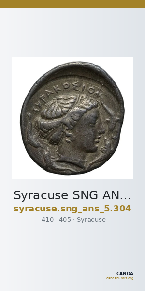 Syracuse SNG ANS 304 — CANOA