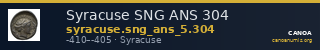 Syracuse SNG ANS 304 — CANOA