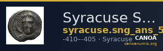 Syracuse SNG ANS 308-311 — CANOA
