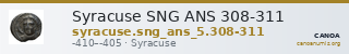 Syracuse SNG ANS 308-311 — CANOA