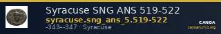 Syracuse SNG ANS 519-522 — CANOA