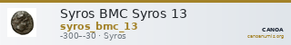 Syros BMC Syros 13 — CANOA