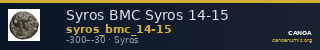Syros BMC Syros 14-15 — CANOA