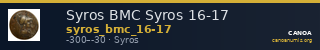 Syros BMC Syros 16-17 — CANOA