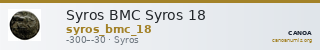 Syros BMC Syros 18 — CANOA