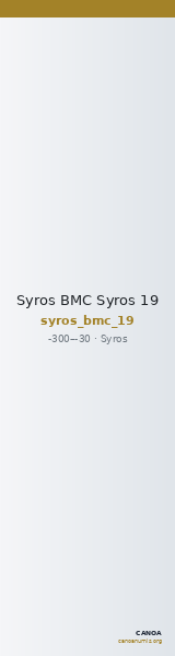 Syros BMC Syros 19 — CANOA