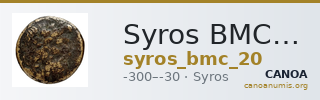 Syros BMC Syros 20 — CANOA