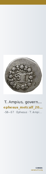 T. Ampius, governor of Asia Ephesus Metcalf 2017 I — CANOA