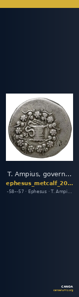 T. Ampius, governor of Asia Ephesus Metcalf 2017 I — CANOA