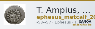 T. Ampius, governor of Asia Ephesus Metcalf 2017 I — CANOA