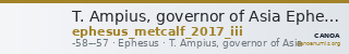 T. Ampius, governor of Asia Ephesus Metcalf 2017 III — CANOA