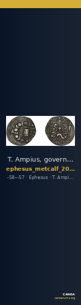 T. Ampius, governor of Asia Ephesus Metcalf 2017 IV — CANOA