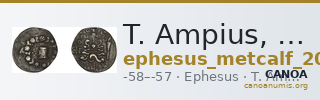 T. Ampius, governor of Asia Ephesus Metcalf 2017 IV — CANOA