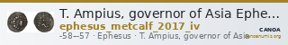 T. Ampius, governor of Asia Ephesus Metcalf 2017 IV — CANOA