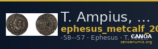 T. Ampius, governor of Asia Ephesus Metcalf 2017 V — CANOA