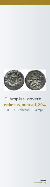 T. Ampius, governor of Asia Ephesus Metcalf 2017 VI — CANOA