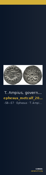 T. Ampius, governor of Asia Ephesus Metcalf 2017 VI — CANOA