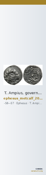 T. Ampius, governor of Asia Ephesus Metcalf 2017 VII — CANOA