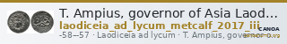 T. Ampius, governor of Asia Laodiceia ad Lycum Metcalf 2017 III — CANOA