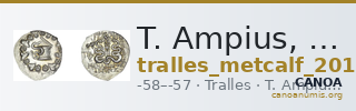 T. Ampius, governor of Asia Tralles Metcalf 2017 I — CANOA