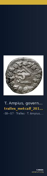 T. Ampius, governor of Asia Tralles Metcalf 2017 II — CANOA