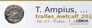 T. Ampius, governor of Asia Tralles Metcalf 2017 II — CANOA
