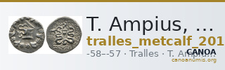 T. Ampius, governor of Asia Tralles Metcalf 2017 III — CANOA