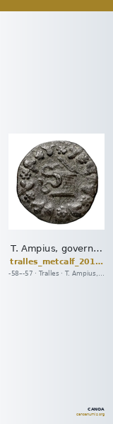 T. Ampius, governor of Asia Tralles Metcalf 2017 IV — CANOA