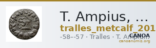 T. Ampius, governor of Asia Tralles Metcalf 2017 IV — CANOA