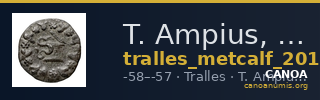 T. Ampius, governor of Asia Tralles Metcalf 2017 IV — CANOA