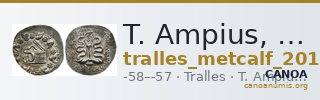 T. Ampius, governor of Asia Tralles Metcalf 2017 V — CANOA