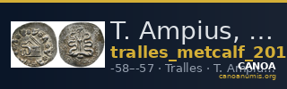 T. Ampius, governor of Asia Tralles Metcalf 2017 V — CANOA