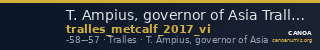T. Ampius, governor of Asia Tralles Metcalf 2017 VI — CANOA
