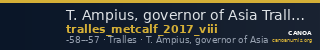 T. Ampius, governor of Asia Tralles Metcalf 2017 VIII — CANOA