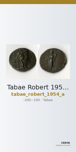 Tabae Robert 1954 A — CANOA