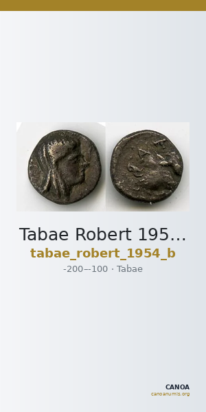 Tabae Robert 1954 B — CANOA