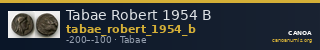Tabae Robert 1954 B — CANOA