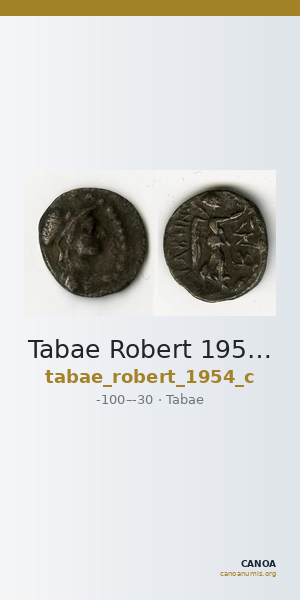 Tabae Robert 1954 C — CANOA
