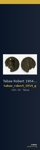Tabae Robert 1954 G — CANOA