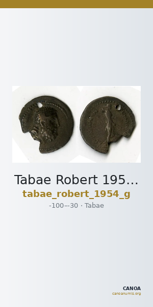 Tabae Robert 1954 G — CANOA