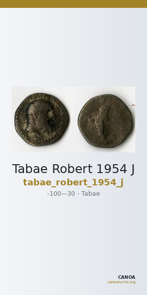 Tabae Robert 1954 J — CANOA
