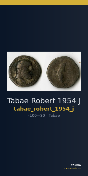 Tabae Robert 1954 J — CANOA